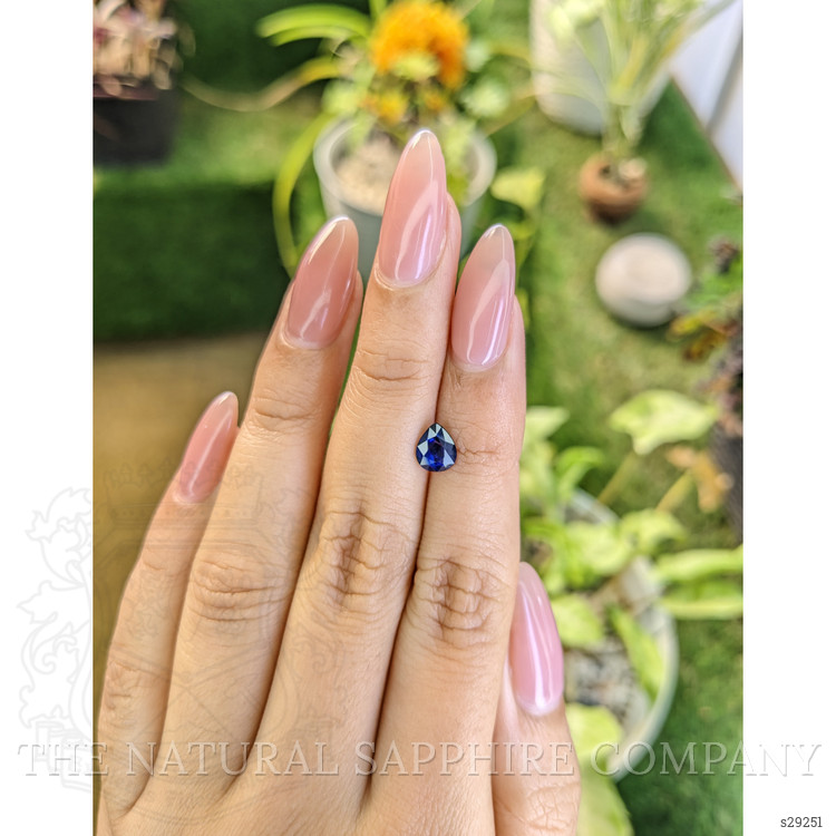 1.08 Ct. Blue Sapphire from Ceylon (Sri Lanka)