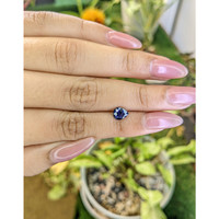 1.08 Ct. Blue Sapphire from Ceylon (Sri Lanka) Life Style