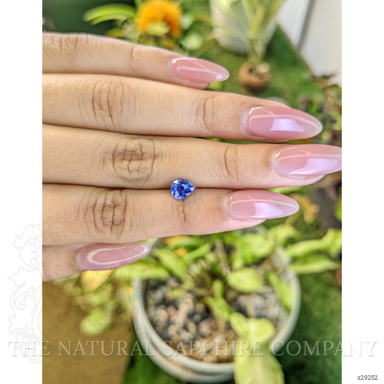 1.07 Ct. Blue Sapphire from Ceylon (Sri Lanka)