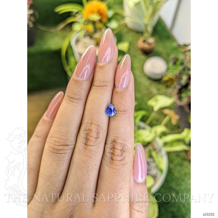 1.07 Ct. Blue Sapphire from Ceylon (Sri Lanka)