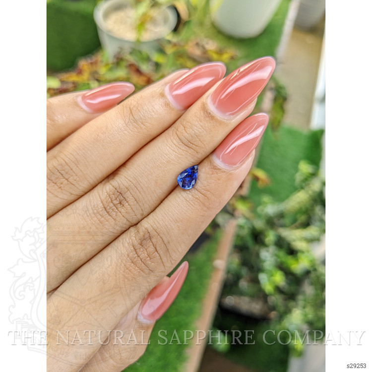 1.04 Ct. Blue Sapphire from Ceylon (Sri Lanka)
