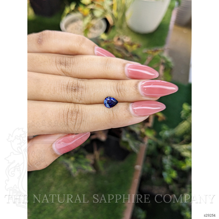 1.36 Ct. Blue Sapphire from Ceylon (Sri Lanka)