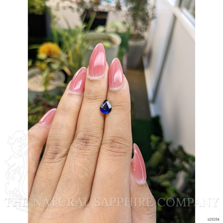 1.36 Ct. Blue Sapphire from Ceylon (Sri Lanka)