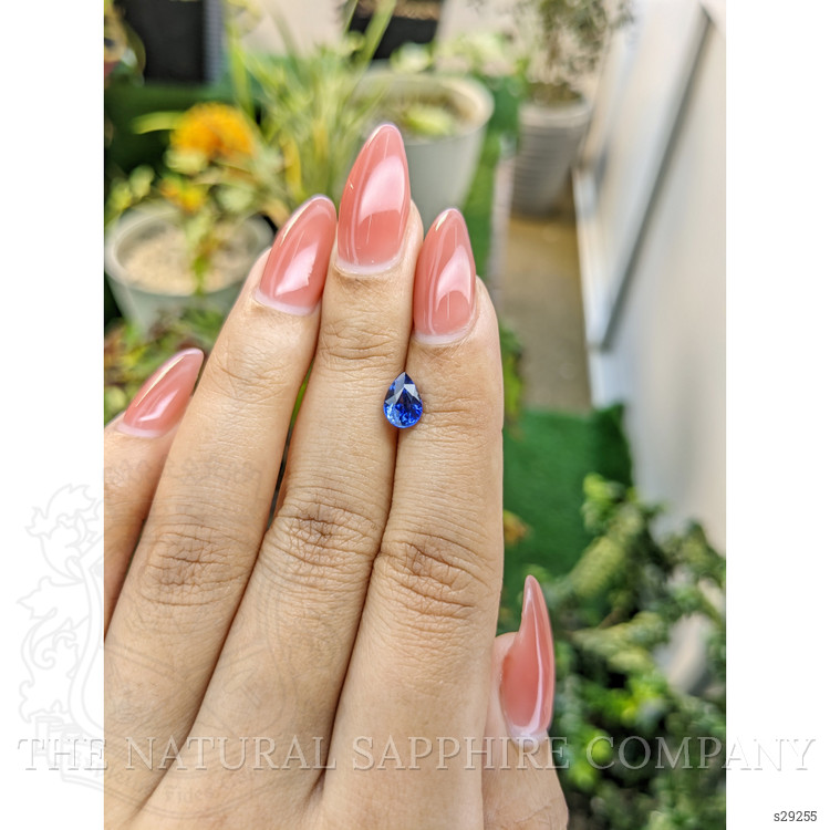 1.15 Ct. Blue Sapphire from Ceylon (Sri Lanka)