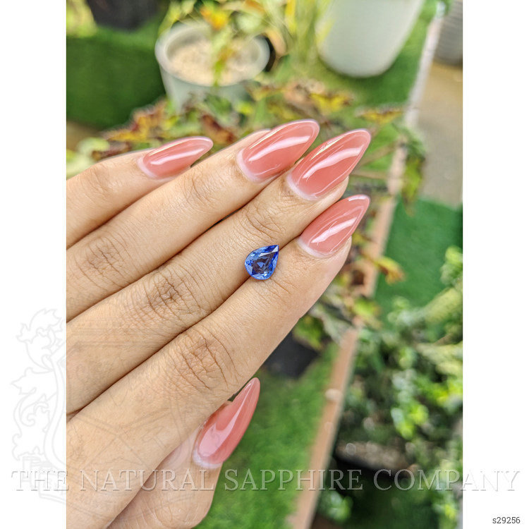 1.66 Ct. Blue Sapphire from Ceylon (Sri Lanka)