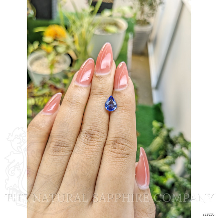 1.66 Ct. Blue Sapphire from Ceylon (Sri Lanka)