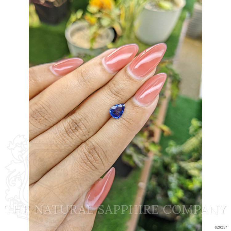 1.15 Ct. Blue Sapphire from Ceylon (Sri Lanka)