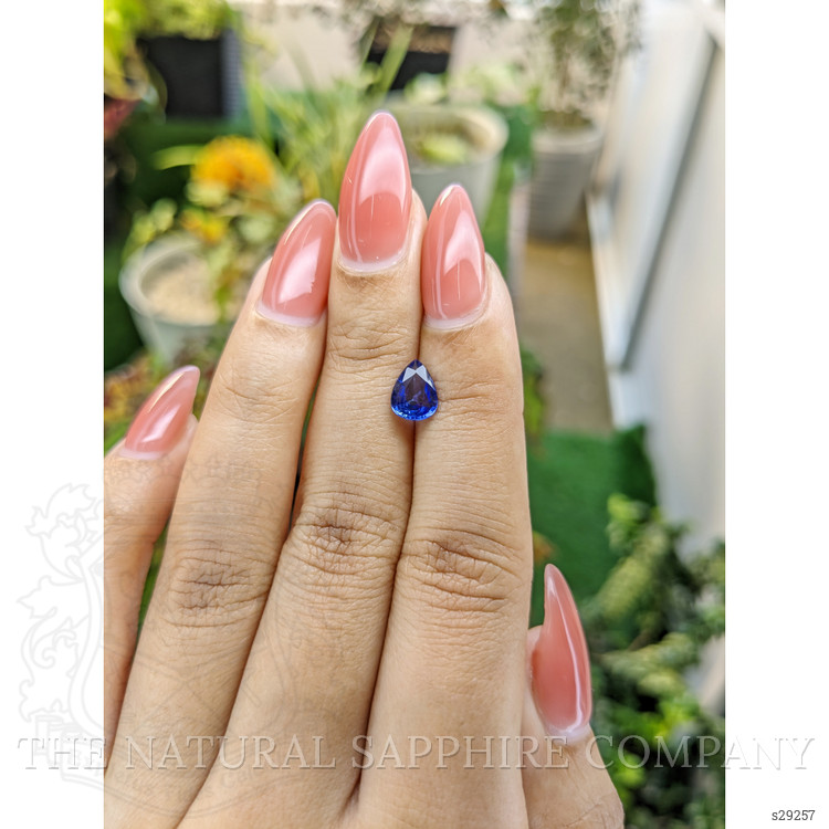1.15 Ct. Blue Sapphire from Ceylon (Sri Lanka)
