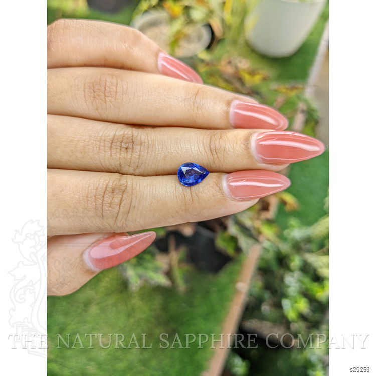 1.70 Ct. Blue Sapphire from Ceylon (Sri Lanka)