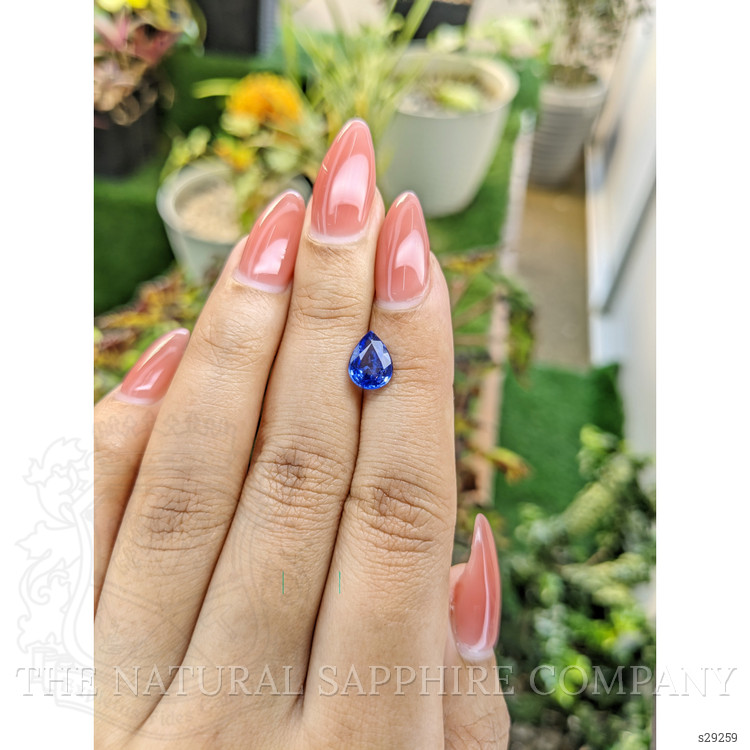 1.70 Ct. Blue Sapphire from Ceylon (Sri Lanka)