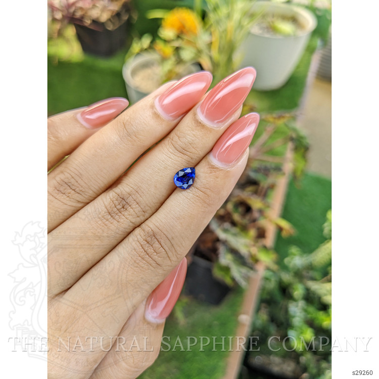 1.41 Ct. Blue Sapphire from Ceylon (Sri Lanka)