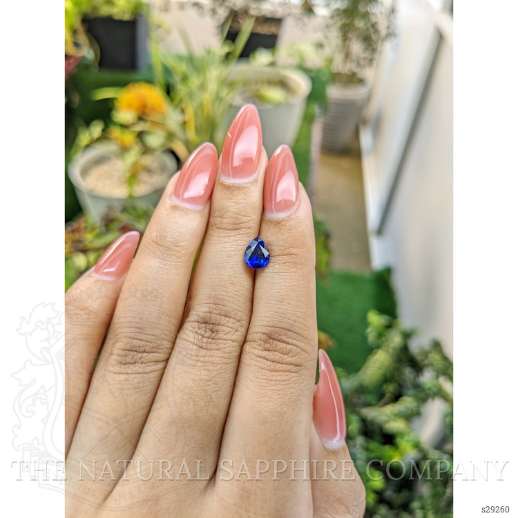 1.41 Ct. Blue Sapphire from Ceylon (Sri Lanka)