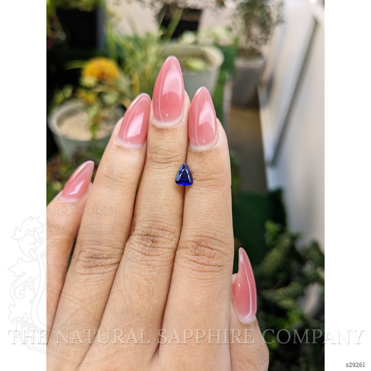 1.02 Ct. Blue Sapphire from Ceylon (Sri Lanka)