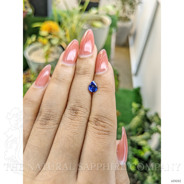 1.10 Ct. Blue Sapphire from Ceylon (Sri Lanka)