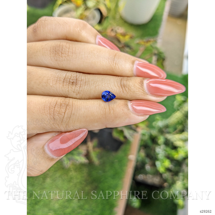 1.10 Ct. Blue Sapphire from Ceylon (Sri Lanka)