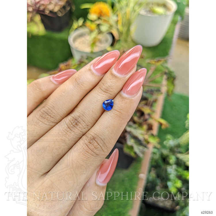 1.04 Ct. Blue Sapphire from Ceylon (Sri Lanka)