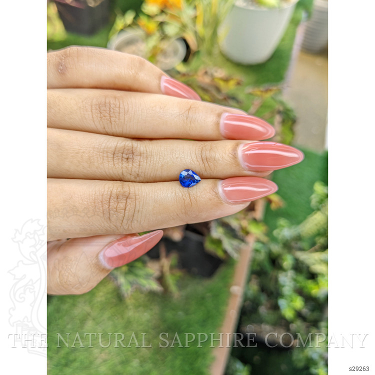 1.04 Ct. Blue Sapphire from Ceylon (Sri Lanka)