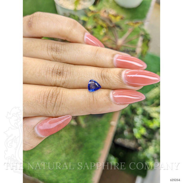 1.10 Ct. Blue Sapphire from Ceylon (Sri Lanka)