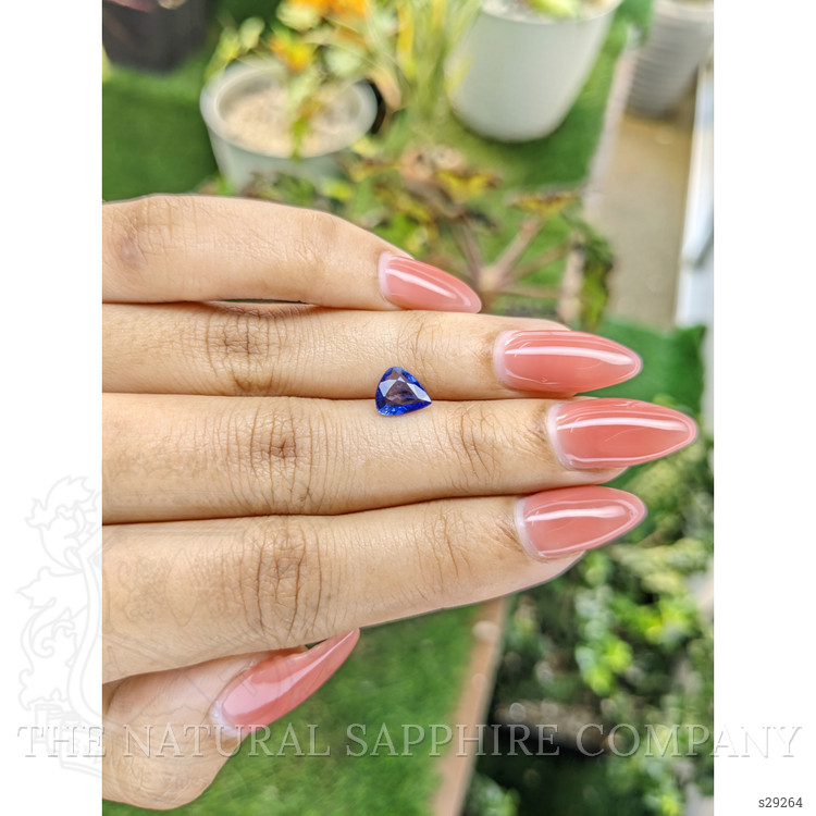1.10 Ct. Blue Sapphire from Ceylon (Sri Lanka)