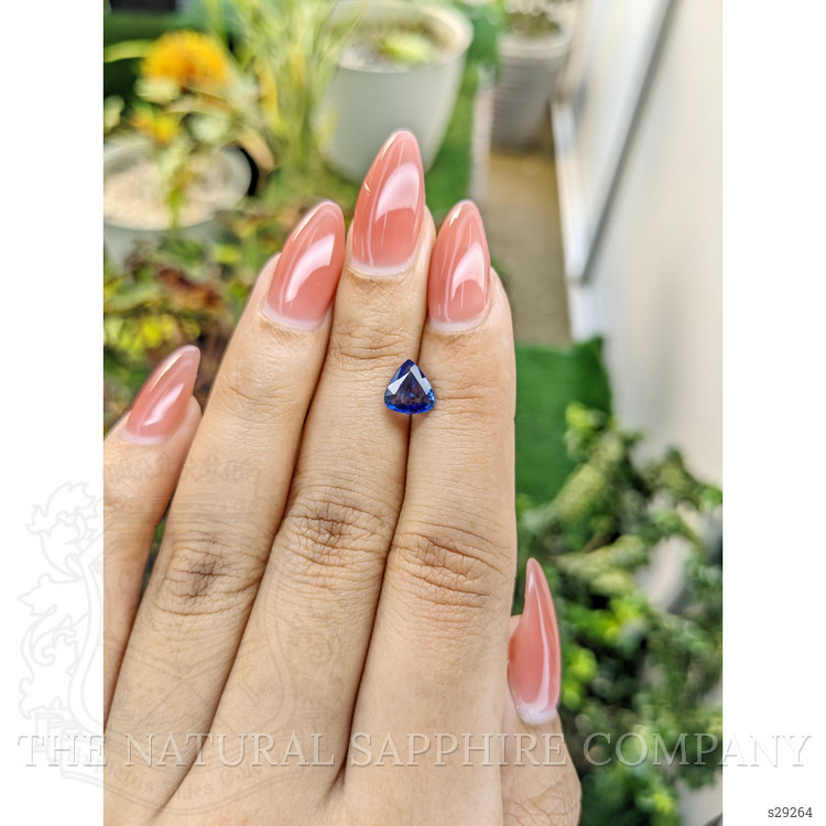 1.10 Ct. Blue Sapphire from Ceylon (Sri Lanka)