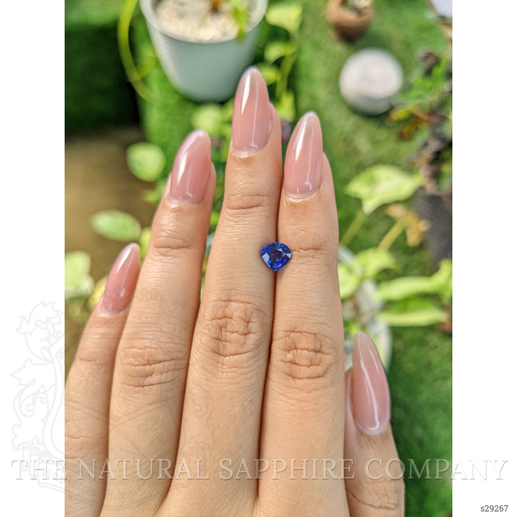 1.05 Ct. Blue Sapphire from Ceylon (Sri Lanka)