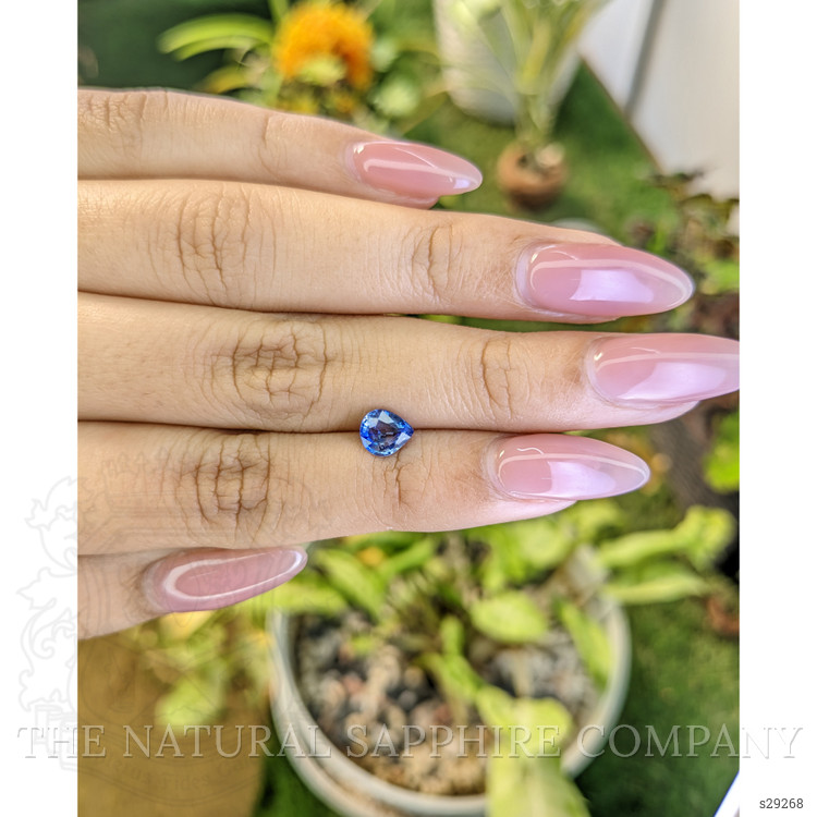1.03 Ct. Blue Sapphire from Ceylon (Sri Lanka)