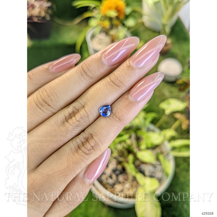 1.03 Ct. Blue Sapphire from Ceylon (Sri Lanka)