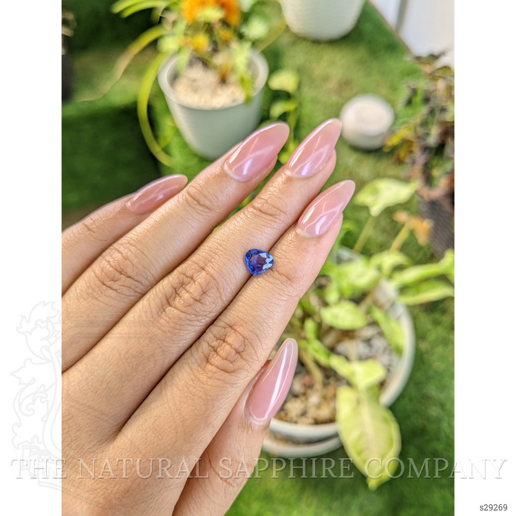 1.04 Ct. Blue Sapphire from Ceylon (Sri Lanka)