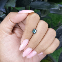 1.19 Ct. Greenish Blue Sapphire from Madagascar Life Style