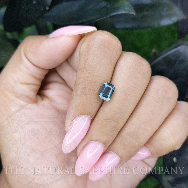 1.66 Ct. Greenish Blue Sapphire from Madagascar