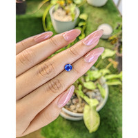 1.21 Ct. Blue Sapphire from Ceylon (Sri Lanka) Life Style