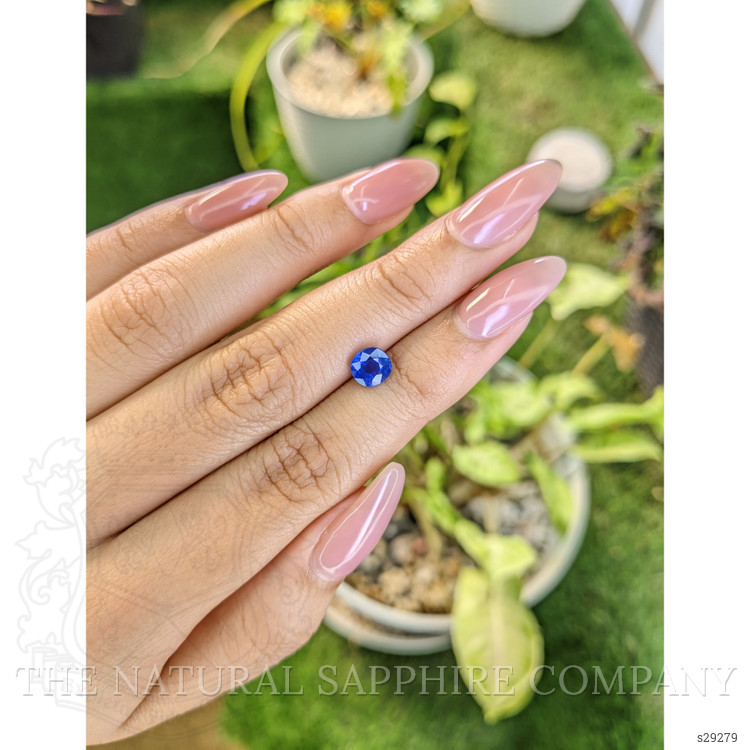 1.21 Ct. Blue Sapphire from Ceylon (Sri Lanka)