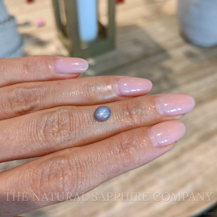 1.45 Ct. Grey Star Sapphire from Ceylon (Sri Lanka)