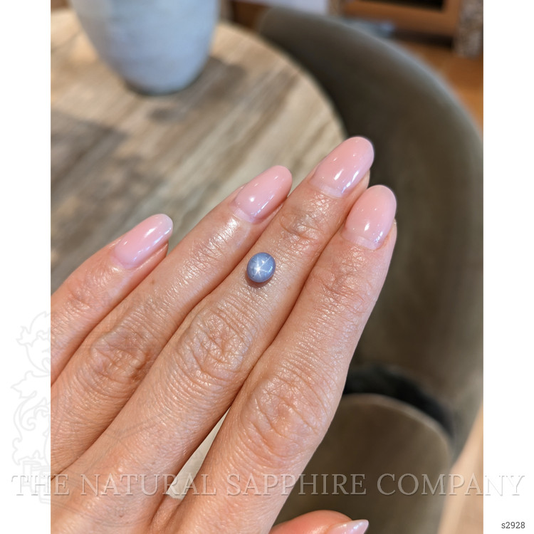1.45 Ct. Grey Star Sapphire from Ceylon (Sri Lanka)