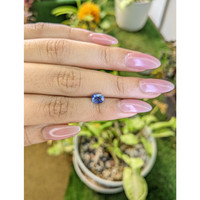1.08 Ct. Blue Sapphire from Ceylon (Sri Lanka) Life Style