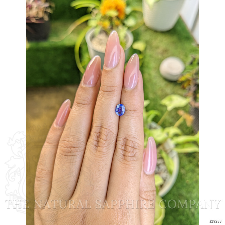 1.02 Ct. Blue Sapphire from Ceylon (Sri Lanka)