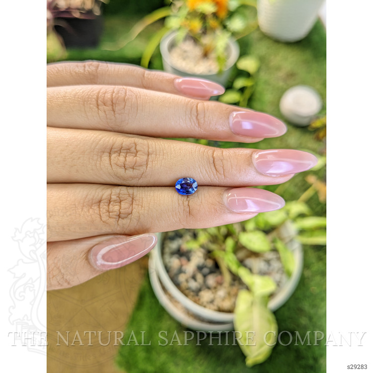 1.02 Ct. Blue Sapphire from Ceylon (Sri Lanka)