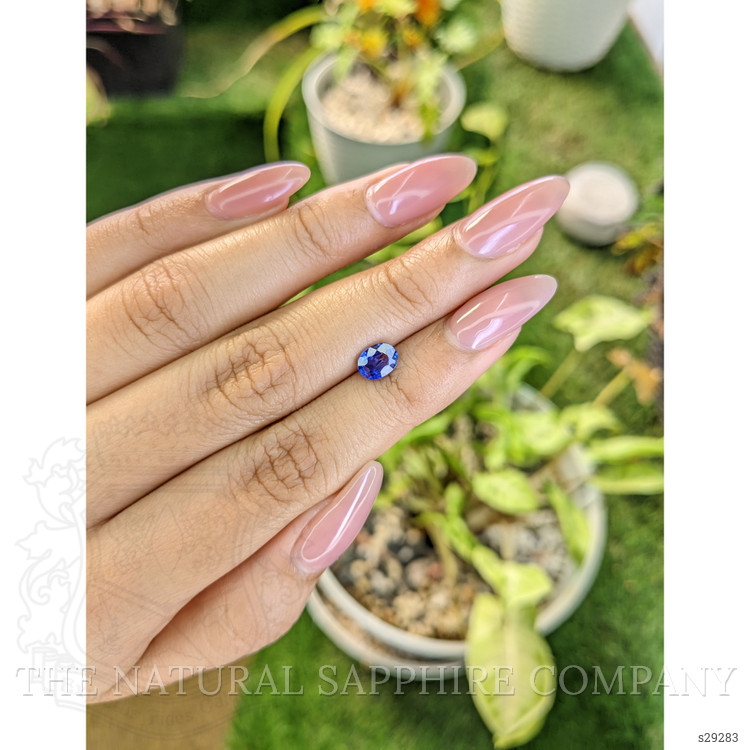 1.02 Ct. Blue Sapphire from Ceylon (Sri Lanka)