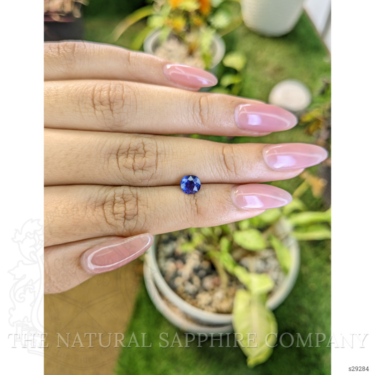 1.07 Ct. Blue Sapphire from Ceylon (Sri Lanka)