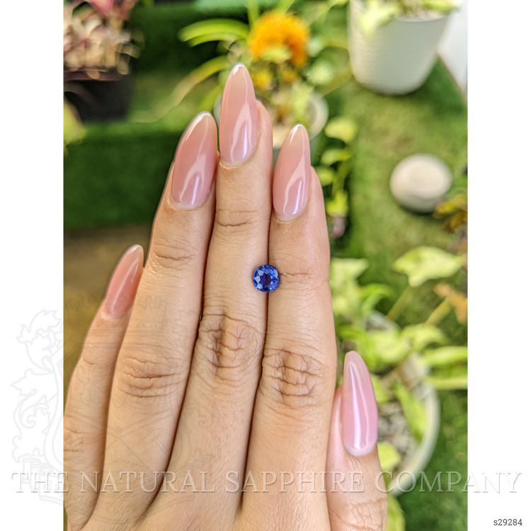 1.07 Ct. Blue Sapphire from Ceylon (Sri Lanka)