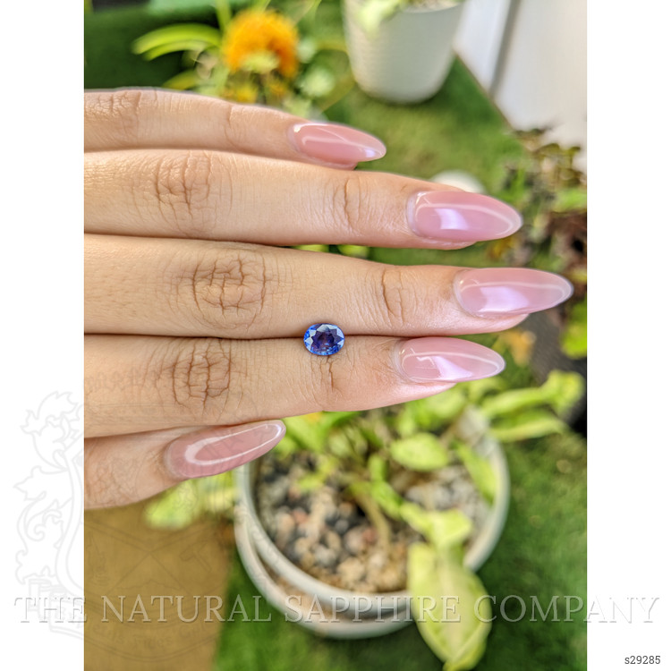 1.03 Ct. Blue Sapphire from Ceylon (Sri Lanka)