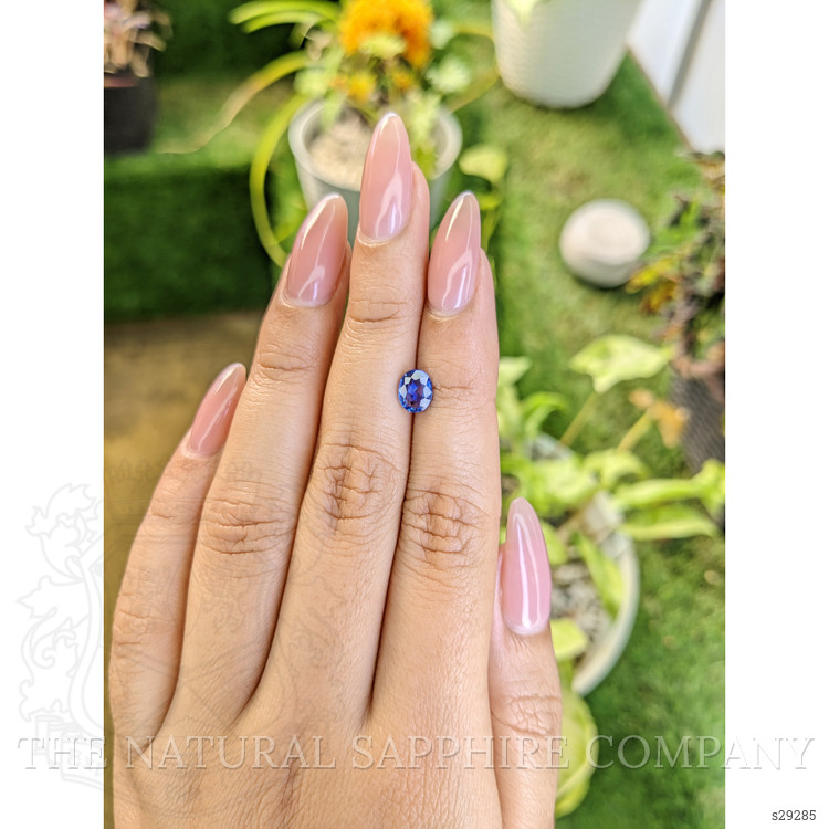 1.03 Ct. Blue Sapphire from Ceylon (Sri Lanka)