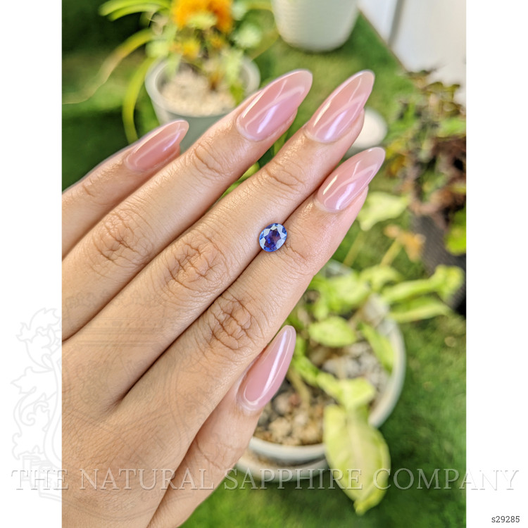 1.03 Ct. Blue Sapphire from Ceylon (Sri Lanka)