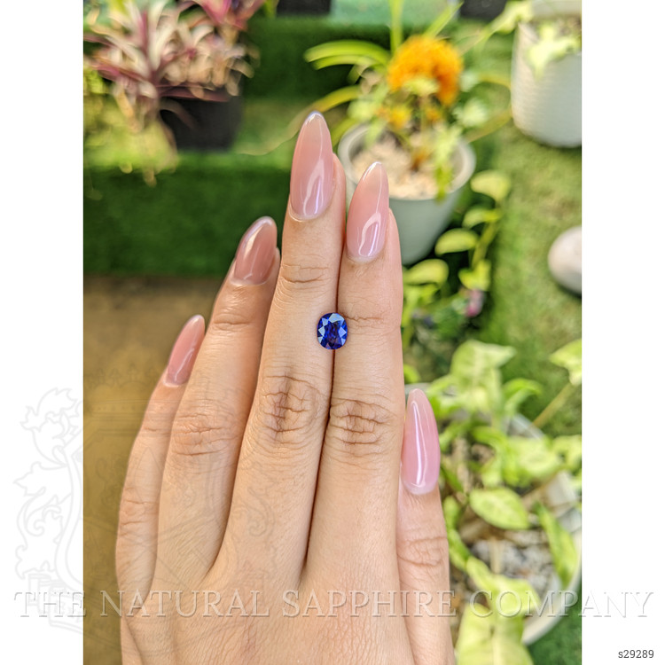 1.47 Ct. Blue Sapphire from Ceylon (Sri Lanka)