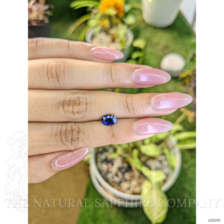 1.56 Ct. Blue Sapphire from Ceylon (Sri Lanka)