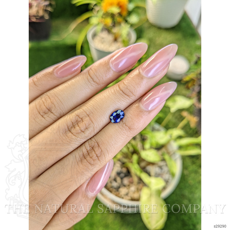 1.56 Ct. Blue Sapphire from Ceylon (Sri Lanka)