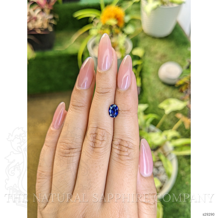 1.56 Ct. Blue Sapphire from Ceylon (Sri Lanka)