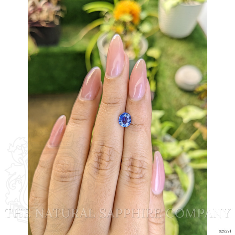 1.42 Ct. Blue Sapphire from Ceylon (Sri Lanka)