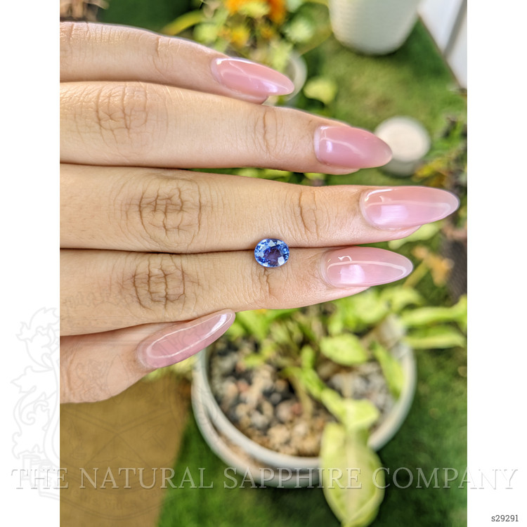 1.42 Ct. Blue Sapphire from Ceylon (Sri Lanka)