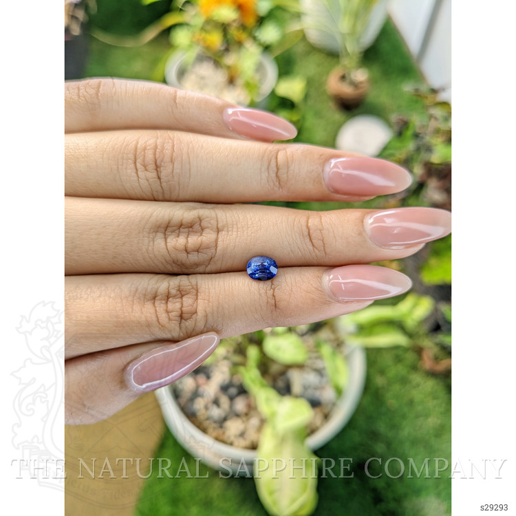 1.39 Ct. Blue Sapphire from Ceylon (Sri Lanka)